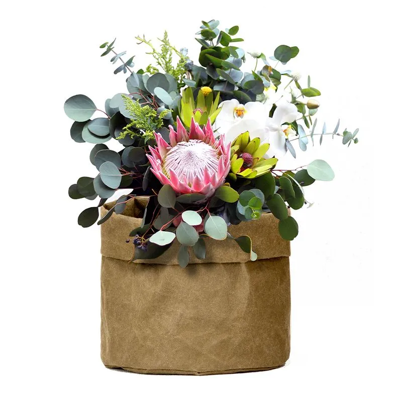 Паперовий циліндричний мішок для зберігання, який можна мити